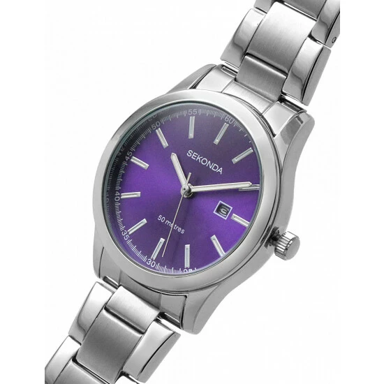 Sekonda Silver Tone Bracelet Quartz Watch Women Silver Mix 8 Sekonda Silver Tone Bracelet Quartz Watch Women Silver Mix - Image 6