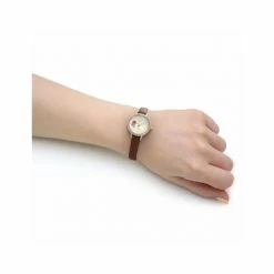 Radley Brown Leather Analogue Quartz Watch Women Brown Mix