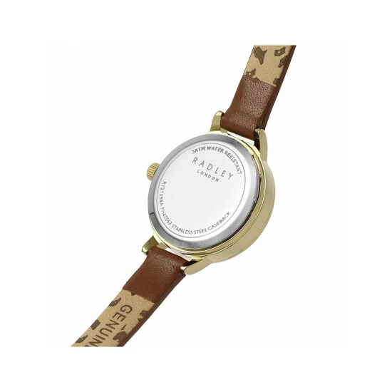 Radley Brown Leather Analogue Quartz Watch Women Brown Mix 4 Radley Brown Leather Analogue Quartz Watch Women Brown Mix - Image 2