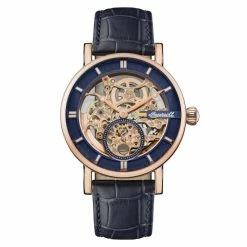 Ingersoll Herald Blue Leather Automatic Watch Men Dark Blue Mix 13 Ingersoll Herald Blue Leather Automatic Watch Men Dark Blue Mix -Casio Shop unnamed file 1093
