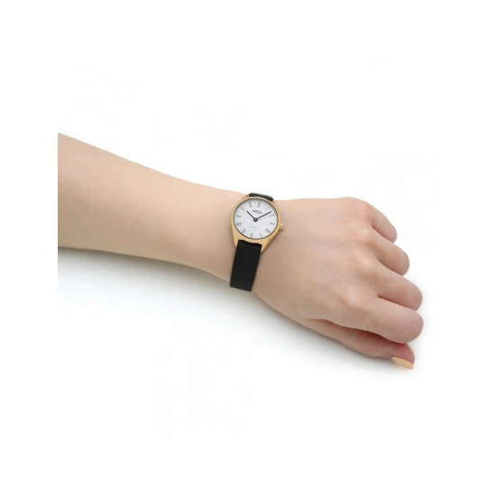 Rotary Ultra Slim Black Leather Watch Women Black Mix 3 Rotary Ultra Slim Black Leather Watch Women Black Mix
