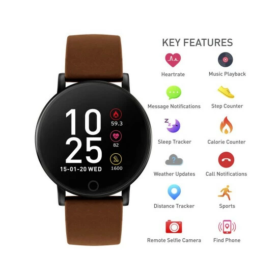 Reflex Active Series 5 Bluetooth Smartwatch Men Black 7 Reflex Active Series 5 Bluetooth Smartwatch Men Black - Image 5