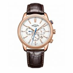 Rotary Oxford Brown Leather Chronograph Watch Men Brown Mix -Casio Shop unnamed file 1147