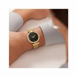 Ted Baker Bow Gold Watch Women Black