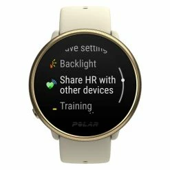 Polar Ignite Fitness Tracker Gold Silicone Smartwatch Women Beige Mix -Casio Shop unnamed file 1180