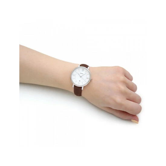 Fossil Jacqueline Brown Leather Watch Women Brown Mix 3 Fossil Jacqueline Brown Leather Watch Women Brown Mix