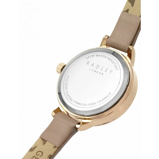 Radley Leather Analogue Quartz Watch Women Light Pink Mix 3 Radley Leather Analogue Quartz Watch Women Light Pink Mix