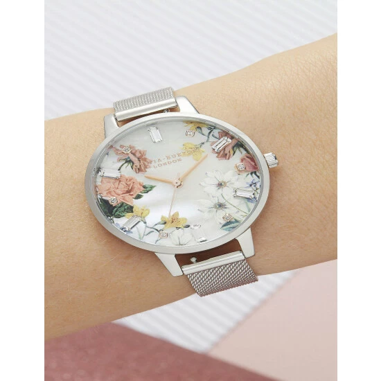 Olivia Burton Mother Of Pearl Silver Quartz Watch Women 4 Olivia Burton Mother Of Pearl Silver Quartz Watch Women - Image 2