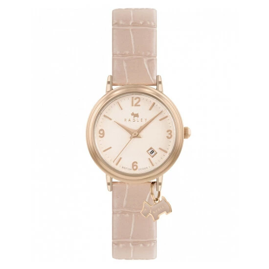 Radley Scottie Dog Pink Leather Watch Women Pink Mix 5 Radley Scottie Dog Pink Leather Watch Women Pink Mix - Image 3