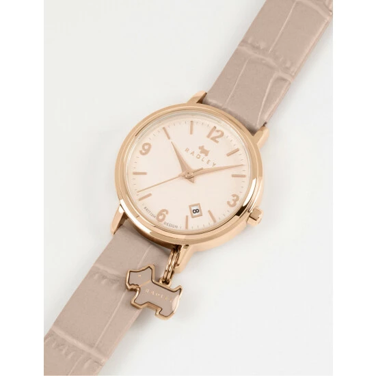 Radley Scottie Dog Pink Leather Watch Women Pink Mix 6 Radley Scottie Dog Pink Leather Watch Women Pink Mix - Image 4