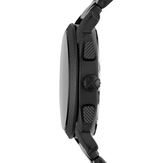 Fossil Machine Black Stainless Steel Chronograph Watch Men Black Mix 3 Fossil Machine Black Stainless Steel Chronograph Watch Men Black Mix