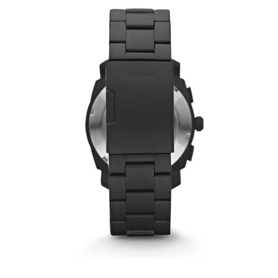 Fossil Machine Black Stainless Steel Chronograph Watch Men Black Mix 4 Fossil Machine Black Stainless Steel Chronograph Watch Men Black Mix - Image 2