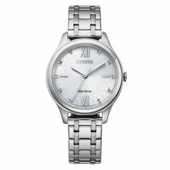 Citizen Eco-Drive Silver Bracelet Quartz Watch Women Silver Mix -Casio Shop unnamed file 1278