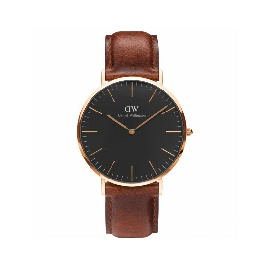 Daniel Wellington 40 St Mawes Leather Watch Men Black 8 Daniel Wellington 40 St Mawes Leather Watch Men Black - Image 6