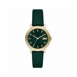 DKNY 7th Avenue Leather Watch Women Green 9 DKNY 7th Avenue Leather Watch Women Green -Casio Shop unnamed file 1319
