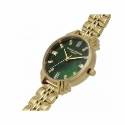 Olivia Burton Art Deco Gold Watch Women Green -Casio Shop unnamed file 132