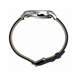 Timex Essential Collection Blue Leather Watch Men