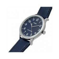 Timex Essential Collection Blue Leather Watch Men -Casio Shop unnamed file 1341