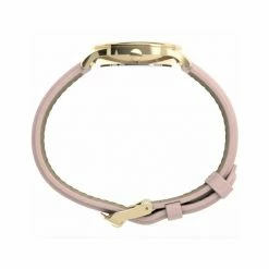 Timex Modern Easy Reader Pink Leather Watch Women White