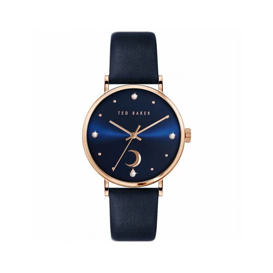 Ted Baker Phylipa Moon Leather Watch Women Blue 9 Ted Baker Phylipa Moon Leather Watch Women Blue - Image 7