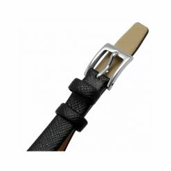 DKNY Parsons Black Leather Watch Women Silver -Casio Shop unnamed file 1370