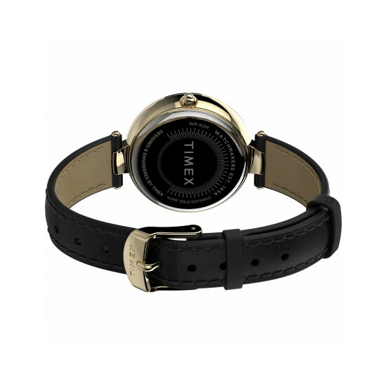 Timex City Collection Diamante Watch Women Black 4 Timex City Collection Diamante Watch Women Black - Image 2