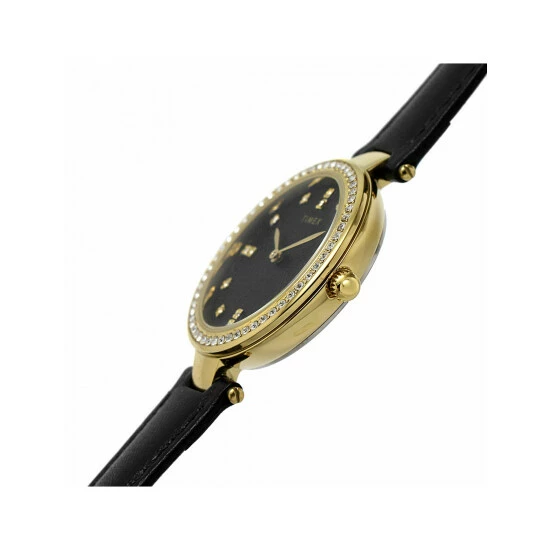 Timex City Collection Diamante Watch Women Black 8 Timex City Collection Diamante Watch Women Black - Image 6