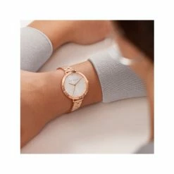 Ted Baker Ammy Magnolia Gold Watch Women Silver