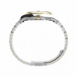 Timex Waterbury Legacy Two Tone Stainless Steel Watch Women Blue