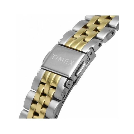 Timex Waterbury Legacy Two Tone Stainless Steel Watch Women Blue 10 Timex Waterbury Legacy Two Tone Stainless Steel Watch Women Blue - Image 8