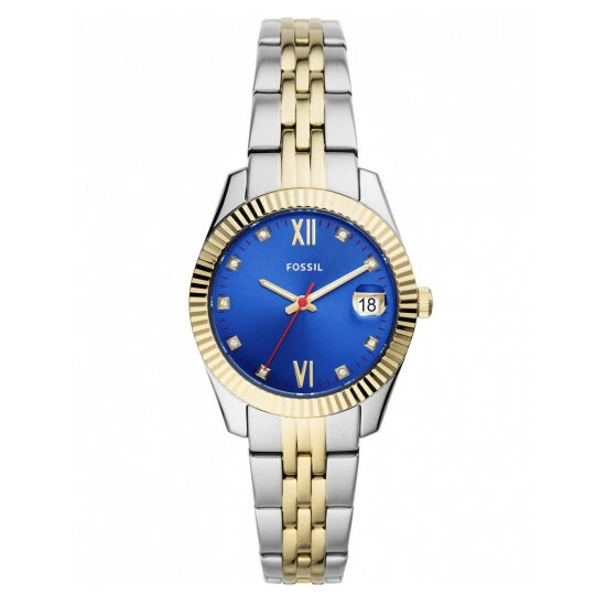 Fossil Scarlette Stainless Steel Watch Women Blue Mix 5 Fossil Scarlette Stainless Steel Watch Women Blue Mix - Image 3