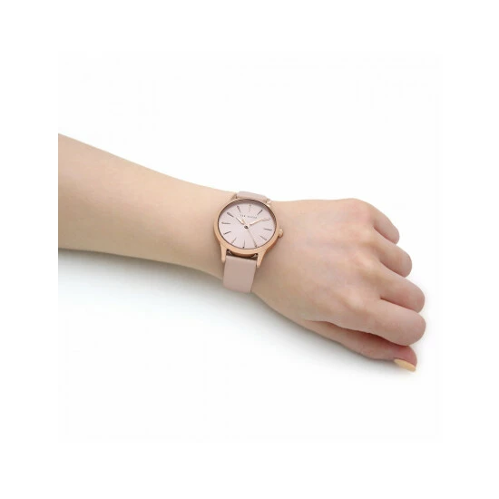 Ted Baker Fitzrovia Charm Pink Leather Watch Women 4 Ted Baker Fitzrovia Charm Pink Leather Watch Women - Image 2