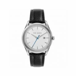 Ted Baker Daquir Black Leather Watch Men White -Casio Shop unnamed file 152