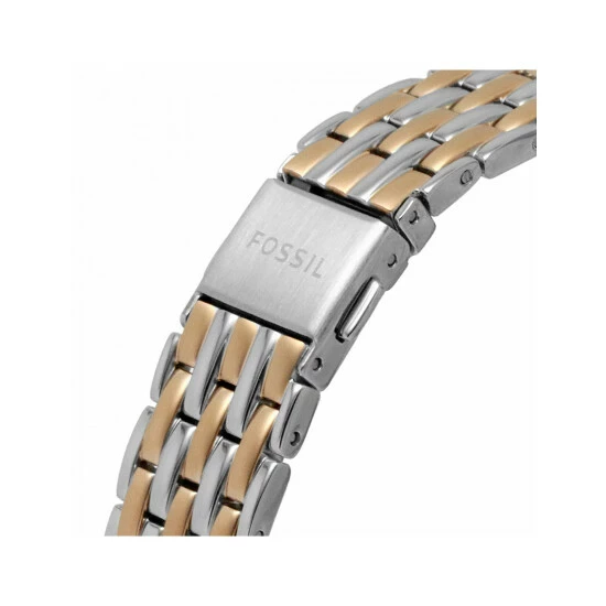 Fossil Raquel Two Tone Watch Women Silver 8 Fossil Raquel Two Tone Watch Women Silver - Image 6