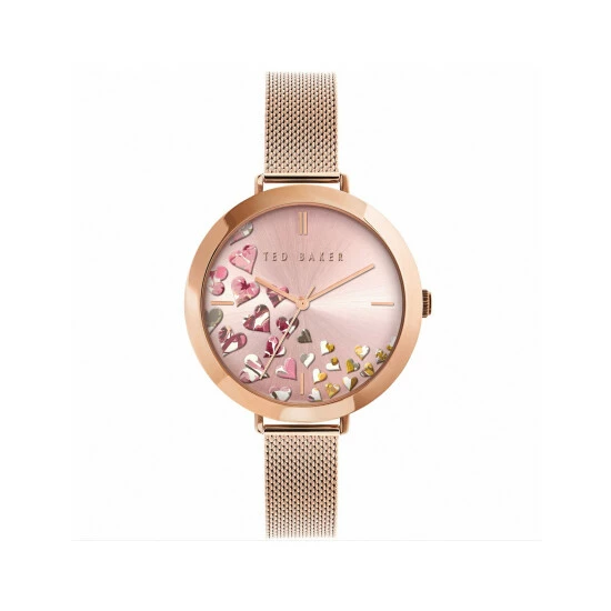 Ted Baker Ammy Hearts Rose Gold Watch Women White 5 Ted Baker Ammy Hearts Rose Gold Watch Women White - Image 3