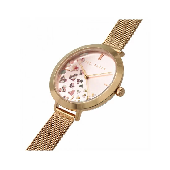 Ted Baker Ammy Hearts Rose Gold Watch Women White 8 Ted Baker Ammy Hearts Rose Gold Watch Women White - Image 6