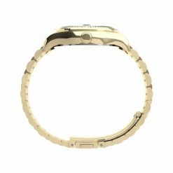 Timex Waterbury Gold Watch Women Green