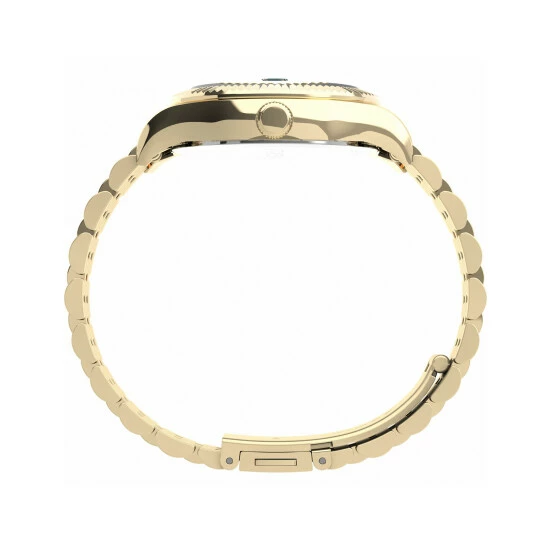 Timex Waterbury Gold Watch Women Green 3 Timex Waterbury Gold Watch Women Green