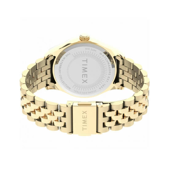 Timex Waterbury Gold Watch Women Green 9 Timex Waterbury Gold Watch Women Green - Image 7