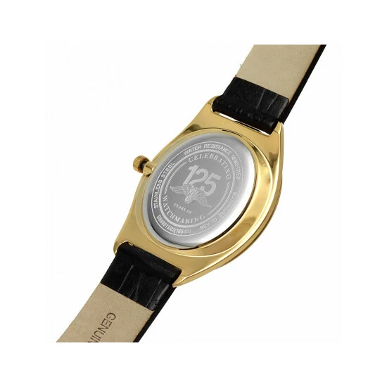 Rotary Ultra Slim Black Leather Watch Men White 6 Rotary Ultra Slim Black Leather Watch Men White - Image 4