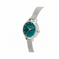 Olivia Burton Stainless Steel Watch Women Navy