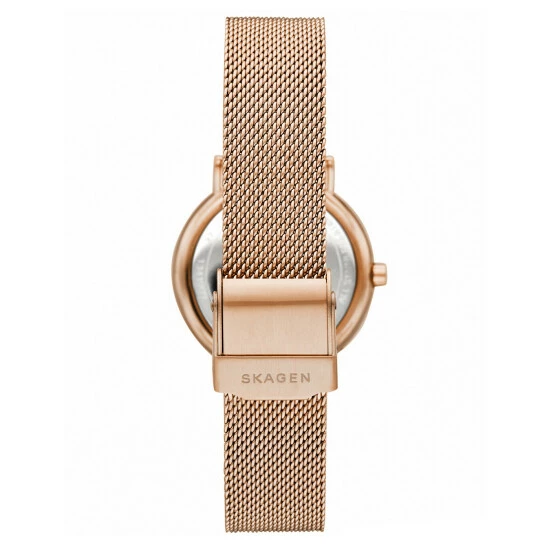Skagen Signatur Classic Rose Gold Mesh Watch Women Gold Mix 3 Skagen Signatur Classic Rose Gold Mesh Watch Women Gold Mix