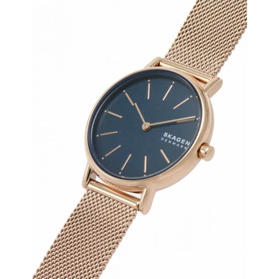 Skagen Signatur Classic Rose Gold Mesh Watch Women Gold Mix 8 Skagen Signatur Classic Rose Gold Mesh Watch Women Gold Mix - Image 6