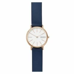 Skagen Signatur Navy Leather Watch Women Dark Blue Mix -Casio Shop unnamed file 1737