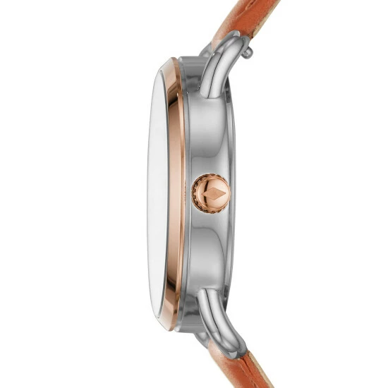 Fossil Copeland Tan Leather Watch Women Brown Mix 3 Fossil Copeland Tan Leather Watch Women Brown Mix