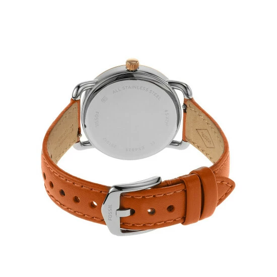 Fossil Copeland Tan Leather Watch Women Brown Mix 7 Fossil Copeland Tan Leather Watch Women Brown Mix - Image 5