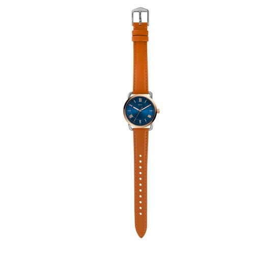 Fossil Copeland Tan Leather Watch Women Brown Mix 8 Fossil Copeland Tan Leather Watch Women Brown Mix - Image 6