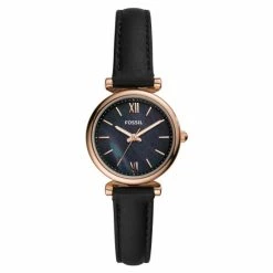 Fossil Mini Carlie Black Leather Watch Women Black Mix 10 Fossil Mini Carlie Black Leather Watch Women Black Mix -Casio Shop unnamed file 1768