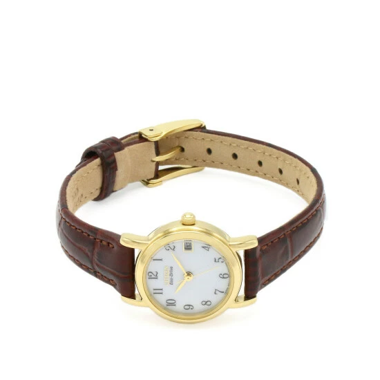 Citizen Classic Eco-Drive Brown Leather Watch Women Brown Mix 8 Citizen Classic Eco-Drive Brown Leather Watch Women Brown Mix - Image 6
