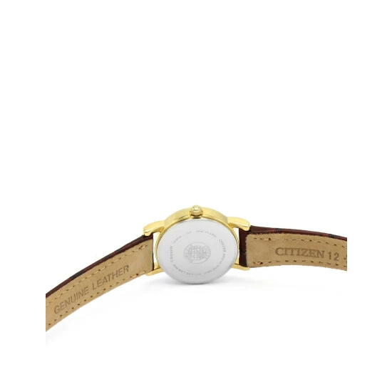 Citizen Classic Eco-Drive Brown Leather Watch Women Brown Mix 9 Citizen Classic Eco-Drive Brown Leather Watch Women Brown Mix - Image 7